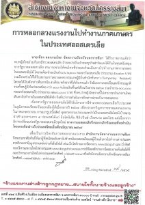 ประชาสัมพันธ์ข่าวจัดหางาน