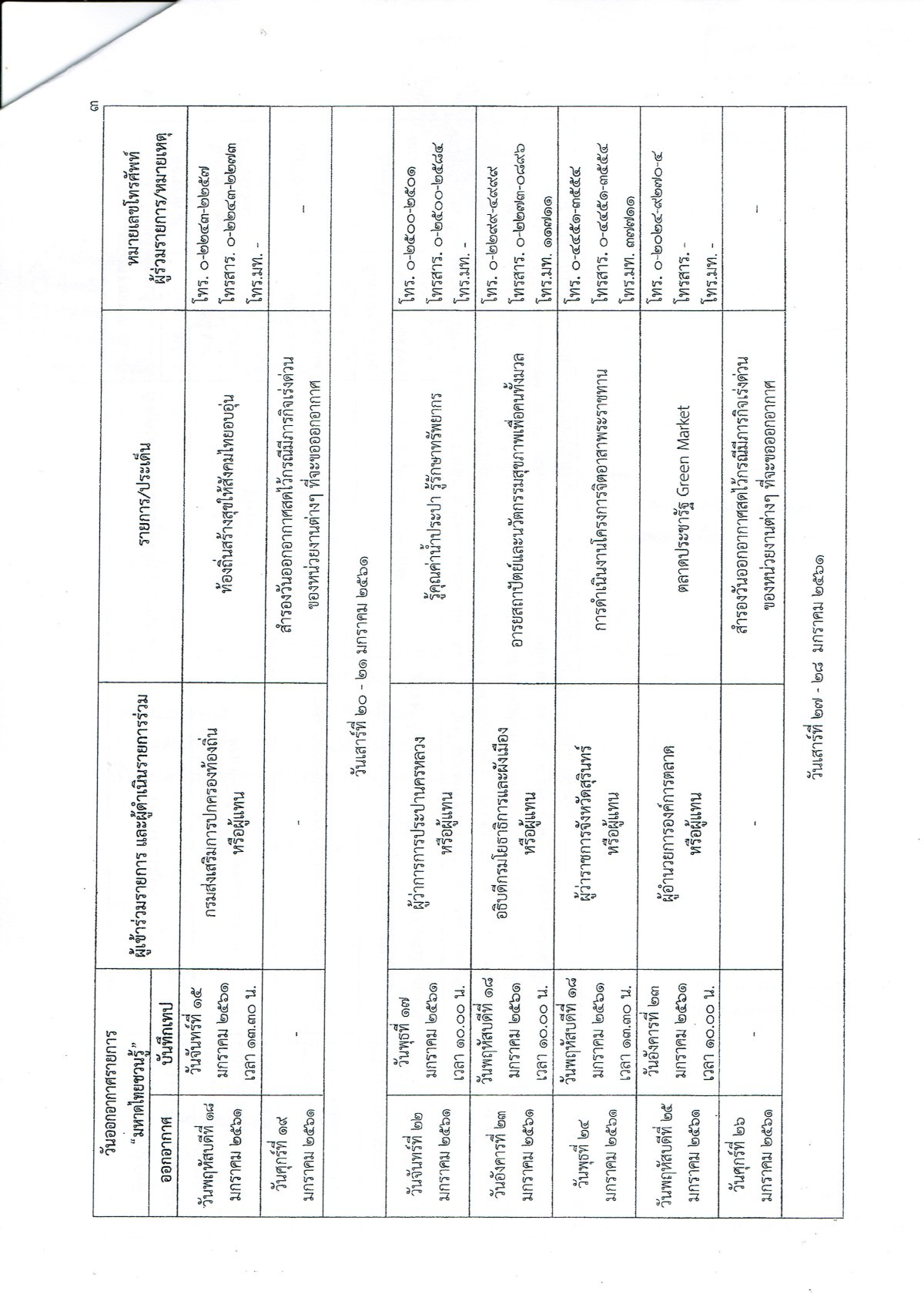 ขอเชิญรับฟังรายการวิทยุ