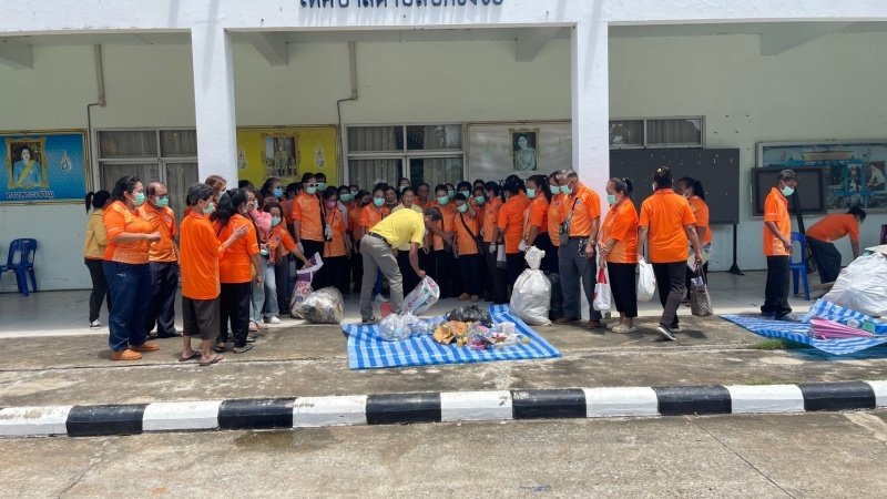 โครงการรณรงค์คัดแยกขยะตั้งแต่ต้นทาง ประจำปีงบประมาณ พ.ศ. 2567 วันที่ 5 กันยายน 2567 ณ หอประชุมเทศบาลตำบลปักธงชัย