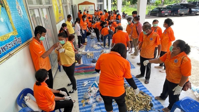 โครงการรณรงค์คัดแยกขยะตั้งแต่ต้นทาง ประจำปีงบประมาณ พ.ศ. 2567 วันที่ 5 กันยายน 2567 ณ หอประชุมเทศบาลตำบลปักธงชัย