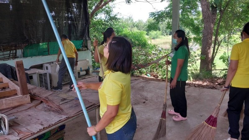 เทศบาลตำบลปักธงชัยจัดกิจกรรม 5ส ทุกวันพุธ ของสัปดาห์ พื่อความปลอดภัยในการทำงาน​​ สะสาง สะดวก สะอาด เป็นการพัฒนาสถานที่ สุขลักษณะ สร้างนิสัย เป็นการพัฒนาคน