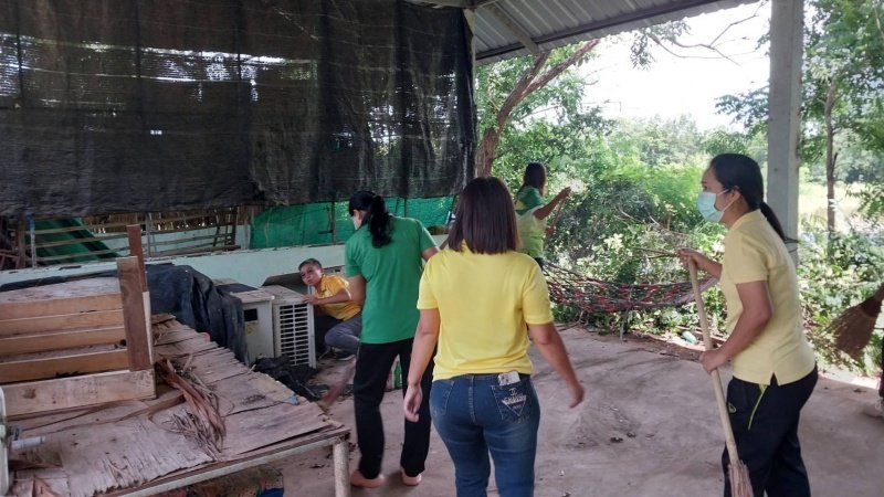 เทศบาลตำบลปักธงชัยจัดกิจกรรม 5ส ทุกวันพุธ ของสัปดาห์ พื่อความปลอดภัยในการทำงาน​​ สะสาง สะดวก สะอาด เป็นการพัฒนาสถานที่ สุขลักษณะ สร้างนิสัย เป็นการพัฒนาคน