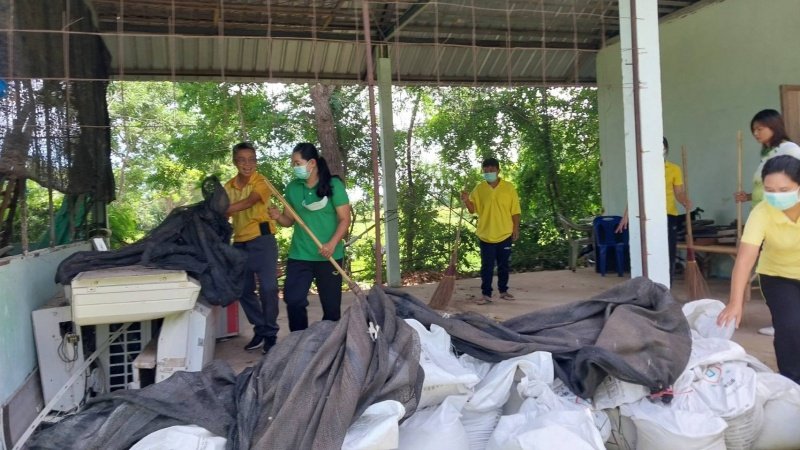 เทศบาลตำบลปักธงชัยจัดกิจกรรม 5ส ทุกวันพุธ ของสัปดาห์ พื่อความปลอดภัยในการทำงาน​​ สะสาง สะดวก สะอาด เป็นการพัฒนาสถานที่ สุขลักษณะ สร้างนิสัย เป็นการพัฒนาคน