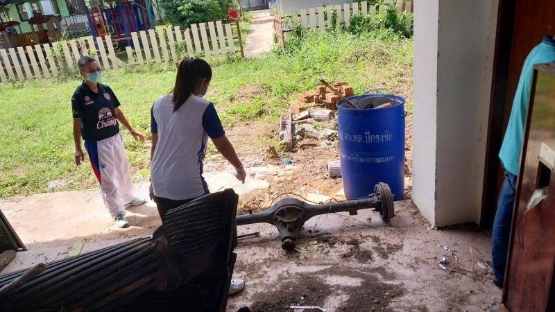 เทศบาลตำบลปักธงชัยจัดกิจกรรม 5ส ทุกวันพุธ ของสัปดาห์ พื่อความปลอดภัยในการทำงาน​​ สะสาง สะดวก สะอาด เป็นการพัฒนาสถานที่ สุขลักษณะ สร้างนิสัย เป็นการพัฒนาคน