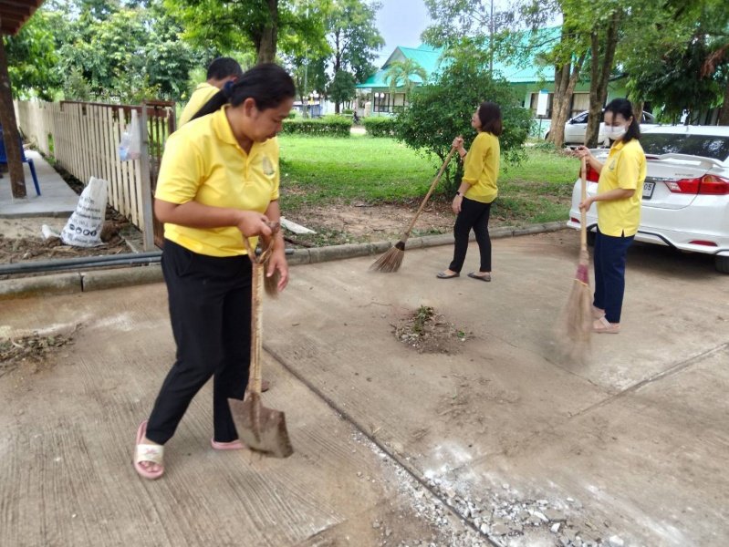 เทศบาลตำบลปักธงชัยจัดกิจกรรม 5ส ทุกวันพุธ ของสัปดาห์ พื่อความปลอดภัยในการทำงาน​​ สะสาง สะดวก สะอาด เป็นการพัฒนาสถานที่ สุขลักษณะ สร้างนิสัย เป็นการพัฒนาคน