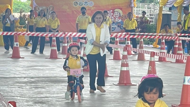 ศูนย์พัฒนาเด็กเล็กเทศบาลตำบลปักธงชัย เข้าร่วมการแข่งขันโครงการเสริมสร้างประสบการณ์เรียนรู้เด็กปฐมวัย (จักรยานขาไถ (Balance Bike) ในวันที่ 31 กรกฎาคม 2567 ณ อาคารอเนกประสงค์เทศบาลตำบลเมืองใหม่โคกกรวด อำเภอเมืองนครราชสีมา จังหวัดนครราชสีมา