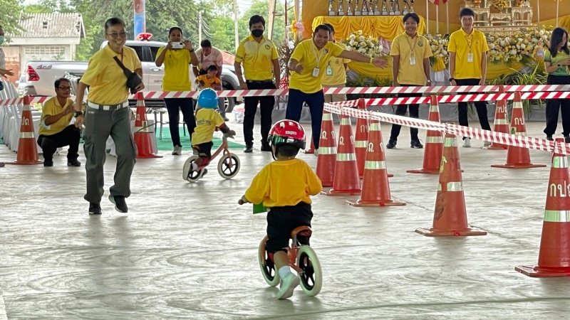 ศูนย์พัฒนาเด็กเล็กเทศบาลตำบลปักธงชัย เข้าร่วมการแข่งขันโครงการเสริมสร้างประสบการณ์เรียนรู้เด็กปฐมวัย (จักรยานขาไถ (Balance Bike) ในวันที่ 31 กรกฎาคม 2567 ณ อาคารอเนกประสงค์เทศบาลตำบลเมืองใหม่โคกกรวด อำเภอเมืองนครราชสีมา จังหวัดนครราชสีมา