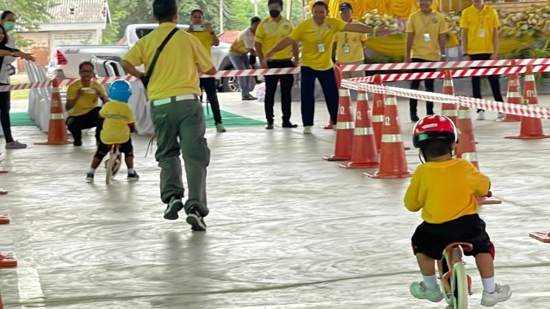 ศูนย์พัฒนาเด็กเล็กเทศบาลตำบลปักธงชัย เข้าร่วมการแข่งขันโครงการเสริมสร้างประสบการณ์เรียนรู้เด็กปฐมวัย (จักรยานขาไถ (Balance Bike) ในวันที่ 31 กรกฎาคม 2567 ณ อาคารอเนกประสงค์เทศบาลตำบลเมืองใหม่โคกกรวด อำเภอเมืองนครราชสีมา จังหวัดนครราชสีมา