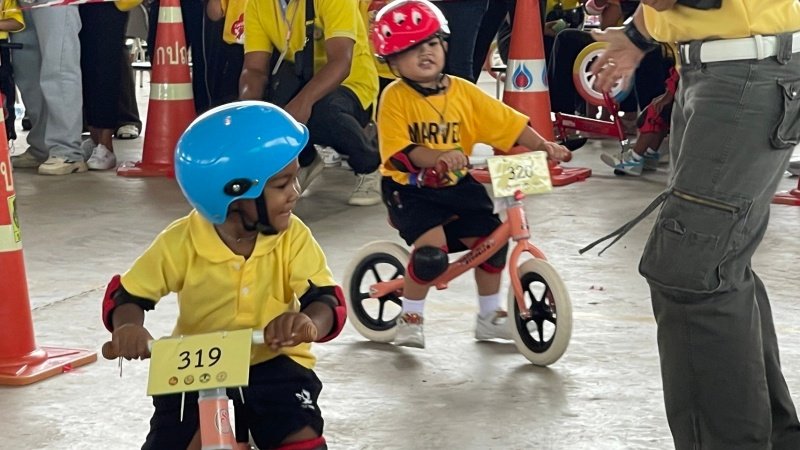 ศูนย์พัฒนาเด็กเล็กเทศบาลตำบลปักธงชัย เข้าร่วมการแข่งขันโครงการเสริมสร้างประสบการณ์เรียนรู้เด็กปฐมวัย (จักรยานขาไถ (Balance Bike) ในวันที่ 31 กรกฎาคม 2567 ณ อาคารอเนกประสงค์เทศบาลตำบลเมืองใหม่โคกกรวด อำเภอเมืองนครราชสีมา จังหวัดนครราชสีมา