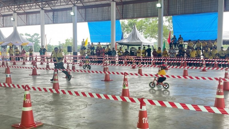 ศูนย์พัฒนาเด็กเล็กเทศบาลตำบลปักธงชัย เข้าร่วมการแข่งขันโครงการเสริมสร้างประสบการณ์เรียนรู้เด็กปฐมวัย (จักรยานขาไถ (Balance Bike) ในวันที่ 31 กรกฎาคม 2567 ณ อาคารอเนกประสงค์เทศบาลตำบลเมืองใหม่โคกกรวด อำเภอเมืองนครราชสีมา จังหวัดนครราชสีมา