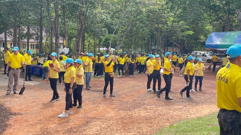 เทศบาลตำบลปักธงชัยเข้าร่วมกิจกรรมบำรุงรักษาต้นไม้ทรงปลูก และกิจกรรมจิตอาสาปลูกต้นไม้ตามโครงการเฉลิมเฉลิมพระเกียรติพระบาทสมเด็จพระเจ้าอยู่หัว เนื่องในโอกาสพระราชพิธีมหามงคลเฉลิมพระชนมพรรษา 6 รอบ 28 กรกฎาคม 2567 วันพุธที่ 24 กรกฎาคม 2567 ณ ต้นประดู่ป่า ในเขตห้ามล่าสัตว์ป่าป่าเขาภูหลวง แปลงปลูกป่า FPT 49