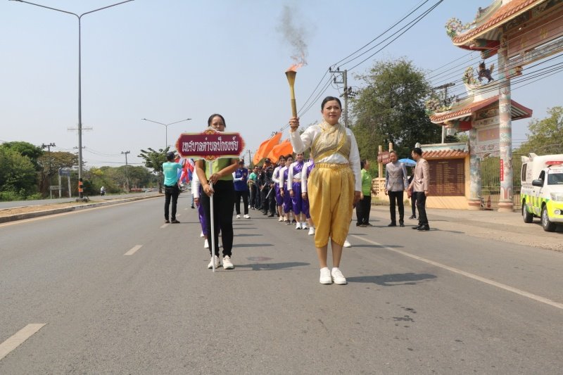 ร่วมกิจกรรมวิ่งคบไฟในพิธีเปิดงานฉลองวันแห่งชัยชนะท้าวสุรนารี ประจำปี 2567 และร่วมจัดชุดการแสดง "รำนางด้ง" ในขบวนผ้าไหมดีและหมี่โคราช ณ บริเวณลานอนุสาวรีย์ท้าวสุรนารี เพื่อเทิดทูนวีรกรรมของท้าวสุรนารี วีรสตรีไทย ส่งเสริมการอนุรักษ์ประเพณีวัฒนธรรมท้องถิ่นอันดีงาม 

วันที่ 23 มีนาคม 2567