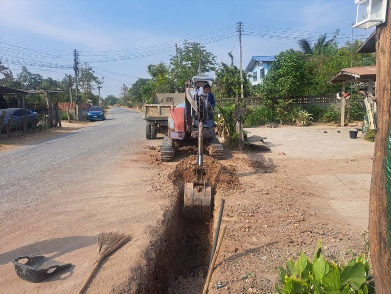 เทศบาลตำบลปักธงชัยออกตรวจงานโครงการก่อสร้างช่วงเดือนพฤษภาคม – มิถุนายน 2567