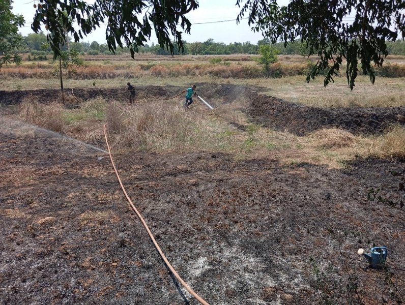 งานป้องกันและบรรเทาสาธารณภัย สำนักปลัดเทศบาล เทศบาลตำบลปักธงชัย ออกช่วยระงับเหตุไฟไหม้ ในพื้นที่รับผิดชอบและพื้นที่ข้างเคียง