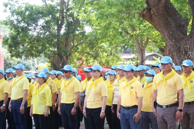 อำเภอปักธงชัย ร่วมกับเทศบาลตำบลปักธงชัยจัดกิจกรรมจิตอาสาพัฒนาเนื่องในโอกาสวันสำคัญของชาติไทย ประจำปี 2567 ในวันศุกร์ที่ 3 พฤษภาคม 2567 ณ วัดโพธิ์ทอง หมู่ที่ 5 ตำบลเมืองปัก อำเภอปักธงชัย นครราชสีมา