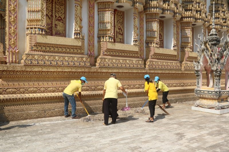 อำเภอปักธงชัย ร่วมกับเทศบาลตำบลปักธงชัยจัดกิจกรรมจิตอาสาพัฒนาเนื่องในโอกาสวันสำคัญของชาติไทย ประจำปี 2567 ในวันศุกร์ที่ 3 พฤษภาคม 2567 ณ วัดโพธิ์ทอง หมู่ที่ 5 ตำบลเมืองปัก อำเภอปักธงชัย นครราชสีมา