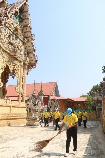 อำเภอปักธงชัย ร่วมกับเทศบาลตำบลปักธงชัยจัดกิจกรรมจิตอาสาพัฒนาเนื่องในโอกาสวันสำคัญของชาติไทย ประจำปี 2567 ในวันศุกร์ที่ 3 พฤษภาคม 2567 ณ วัดโพธิ์ทอง หมู่ที่ 5 ตำบลเมืองปัก อำเภอปักธงชัย นครราชสีมา