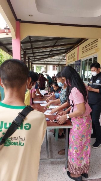 งานพัฒนาชุมชน และกองสาธารณสุขและสิ่งแวดล้อมเทศบาลตำบลปักธงชัย ออกจ่ายเบี้ยยังชีพและบริการจัดเก็บค่าบริการเก็บขนขยะช่วงเดือนมกราคม– มีนาคม 2566