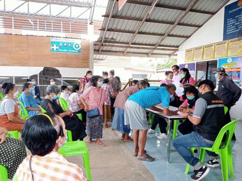 งานพัฒนาชุมชน และกองสาธารณสุขและสิ่งแวดล้อมเทศบาลตำบลปักธงชัย ออกจ่ายเบี้ยยังชีพและบริการจัดเก็บค่าบริการเก็บขนขยะช่วงเดือนมกราคม– มีนาคม 2566