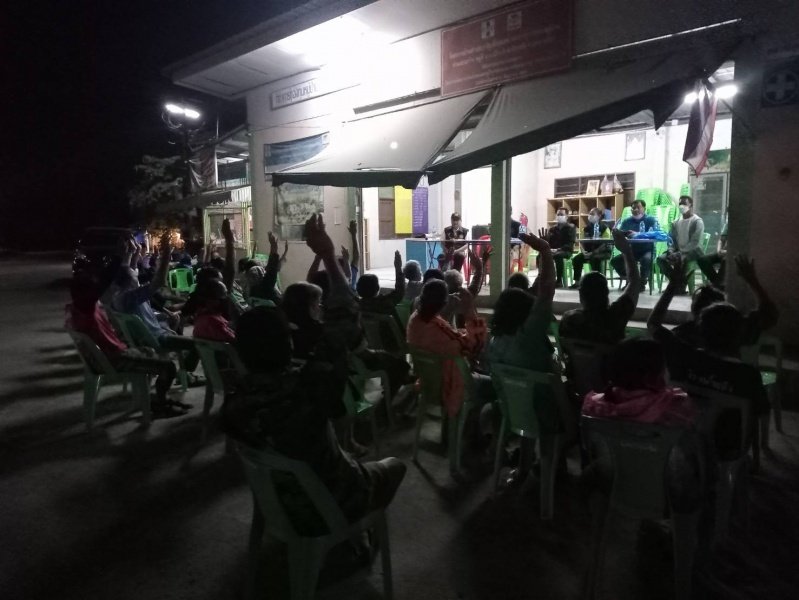 ประชุมประชาคมการจ่ายเงินช่วยเหลือผู้ประสบอุทกภัยในช่วงฤดูฝน ปี 2565

