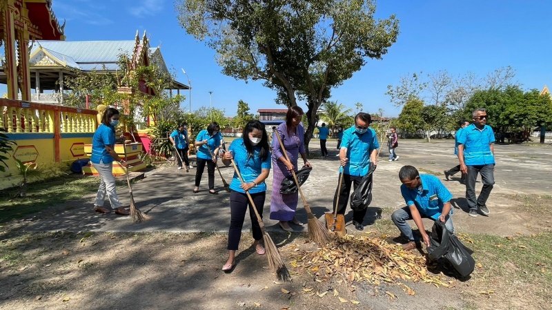 เทศบาลตำบลปักธงชัย จัดกิจกรรมทำความสะอาดวัดโพธิ์ศรี เพื่อเฉลิมพระเกียรติ สมเด็จพระเจ้าลูกเธอ เจ้าฟ้าสิริวัณณวรี นารีรัตนราชกัญญา เนื่องในโอกาสวันคล้ายวันประสูติ ครบ 3 รอบ 8 มกราคม 2566