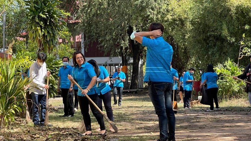 เทศบาลตำบลปักธงชัย จัดกิจกรรมทำความสะอาดวัดโพธิ์ศรี เพื่อเฉลิมพระเกียรติ สมเด็จพระเจ้าลูกเธอ เจ้าฟ้าสิริวัณณวรี นารีรัตนราชกัญญา เนื่องในโอกาสวันคล้ายวันประสูติ ครบ 3 รอบ 8 มกราคม 2566