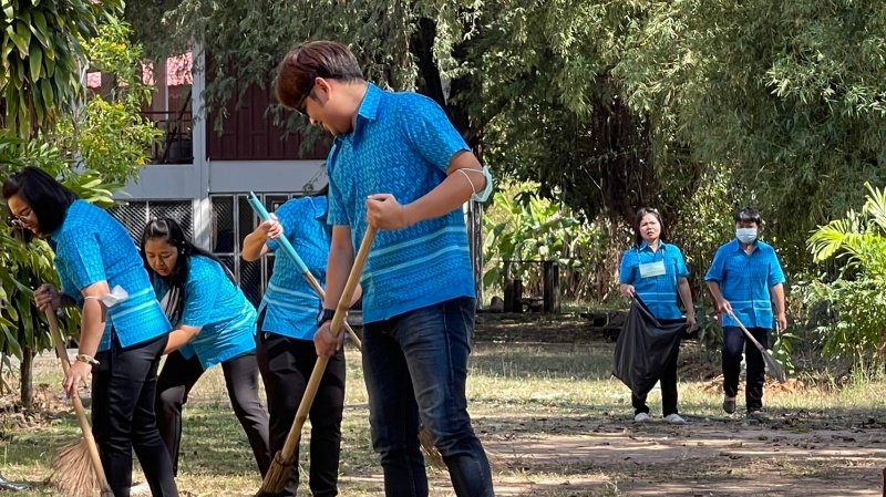 เทศบาลตำบลปักธงชัย จัดกิจกรรมทำความสะอาดวัดโพธิ์ศรี เพื่อเฉลิมพระเกียรติ สมเด็จพระเจ้าลูกเธอ เจ้าฟ้าสิริวัณณวรี นารีรัตนราชกัญญา เนื่องในโอกาสวันคล้ายวันประสูติ ครบ 3 รอบ 8 มกราคม 2566