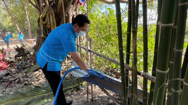 เทศบาลตำบลปักธงชัย จัดกิจกรรมทำความสะอาดวัดโพธิ์ศรี เพื่อเฉลิมพระเกียรติ สมเด็จพระเจ้าลูกเธอ เจ้าฟ้าสิริวัณณวรี นารีรัตนราชกัญญา เนื่องในโอกาสวันคล้ายวันประสูติ ครบ 3 รอบ 8 มกราคม 2566