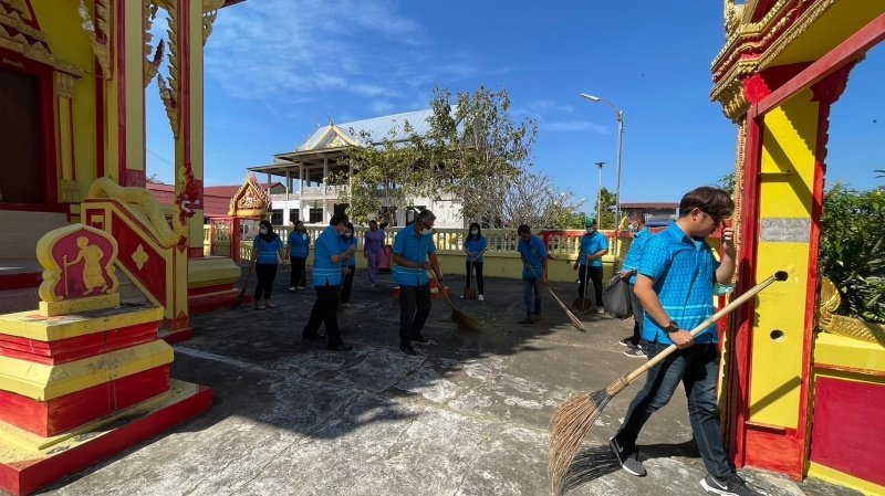 เทศบาลตำบลปักธงชัย จัดกิจกรรมทำความสะอาดวัดโพธิ์ศรี เพื่อเฉลิมพระเกียรติ สมเด็จพระเจ้าลูกเธอ เจ้าฟ้าสิริวัณณวรี นารีรัตนราชกัญญา เนื่องในโอกาสวันคล้ายวันประสูติ ครบ 3 รอบ 8 มกราคม 2566