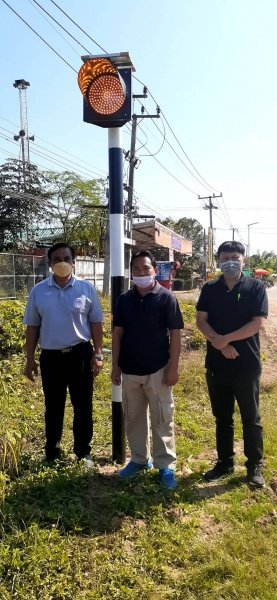 เทศบาลตำบลปักะงชัยโดยงานป้องกันและบรรเทาสาธารณภัยจัดทำโครงการป้ายไฟเตือนเขตโรงเรียนโซลาเซลล์ สีทาพื้นถนนเตือนชะลอความเร็วและทางม้าลายติดตั้งกล้องโทรทัศน์วงจรปิดชนิดเครือข่าย ประจำปี 2565 เพื่อความปลอดภัยของประชาชนในพื้นที่และในเขตใกล้เคียง