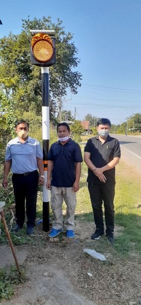 เทศบาลตำบลปักะงชัยโดยงานป้องกันและบรรเทาสาธารณภัยจัดทำโครงการป้ายไฟเตือนเขตโรงเรียนโซลาเซลล์ สีทาพื้นถนนเตือนชะลอความเร็วและทางม้าลายติดตั้งกล้องโทรทัศน์วงจรปิดชนิดเครือข่าย ประจำปี 2565 เพื่อความปลอดภัยของประชาชนในพื้นที่และในเขตใกล้เคียง