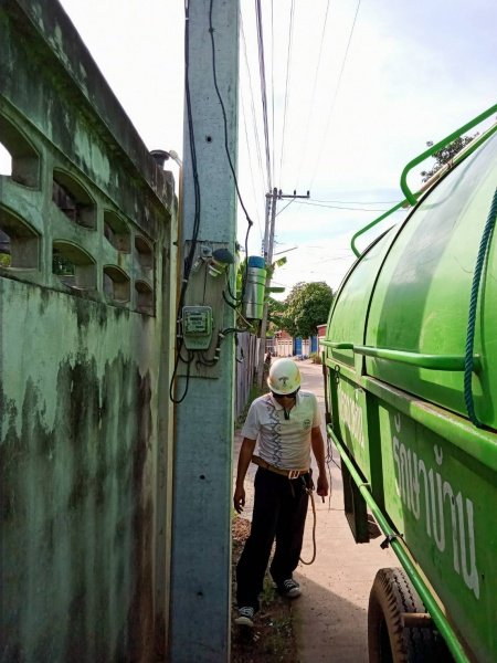 เทศบาลตำบลปักธงชัย ซ่อมแซม ติดตั้ง เพิ่มจุดไฟฟ้าสาธารณะหมู่บ้าน ประจำเดือนตุลาคม - ธันวาคม 2564