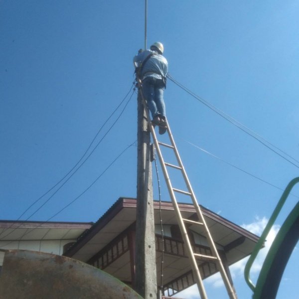 เทศบาลตำบลปักธงชัย ซ่อมแซม ติดตั้ง เพิ่มจุดไฟฟ้าสาธารณะหมู่บ้าน ประจำเดือนตุลาคม - ธันวาคม 2564