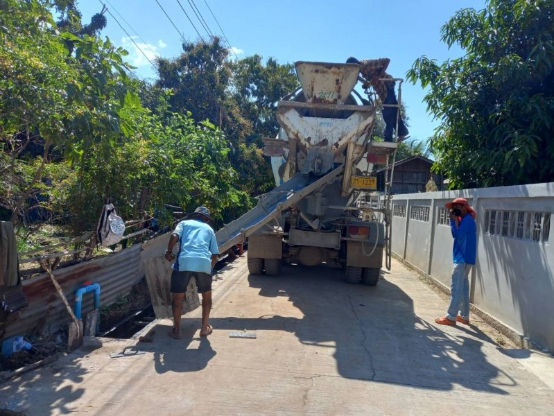 เทศบาลตำบลปักธงชัย โดยกองช่างลงพื้นที่แก้ไขปัญหาความเดือดร้อนของชาวบ้าน ประจำเดือนตุลาคม - ธันวาคม 2565