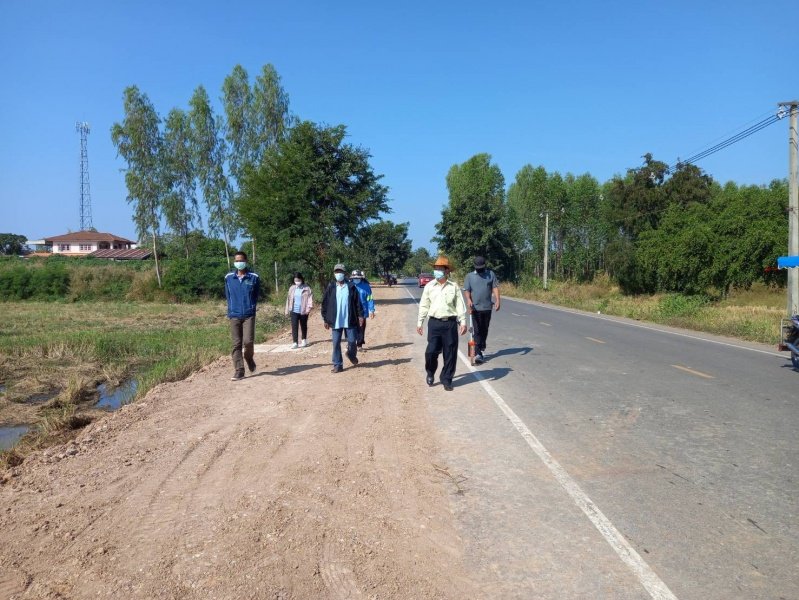 เทศบาลตำบลปักธงชัย โดยกองช่างลงพื้นที่แก้ไขปัญหาความเดือดร้อนของชาวบ้าน ประจำเดือนตุลาคม - ธันวาคม 2565