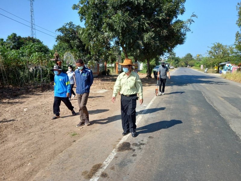 เทศบาลตำบลปักธงชัย โดยกองช่างลงพื้นที่แก้ไขปัญหาความเดือดร้อนของชาวบ้าน ประจำเดือนตุลาคม - ธันวาคม 2565
