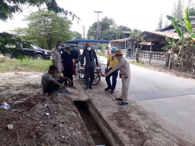 เทศบาลตำบลปักธงชัย โดยกองช่างลงพื้นที่แก้ไขปัญหาความเดือดร้อนของชาวบ้าน ประจำเดือนตุลาคม - ธันวาคม 2565
