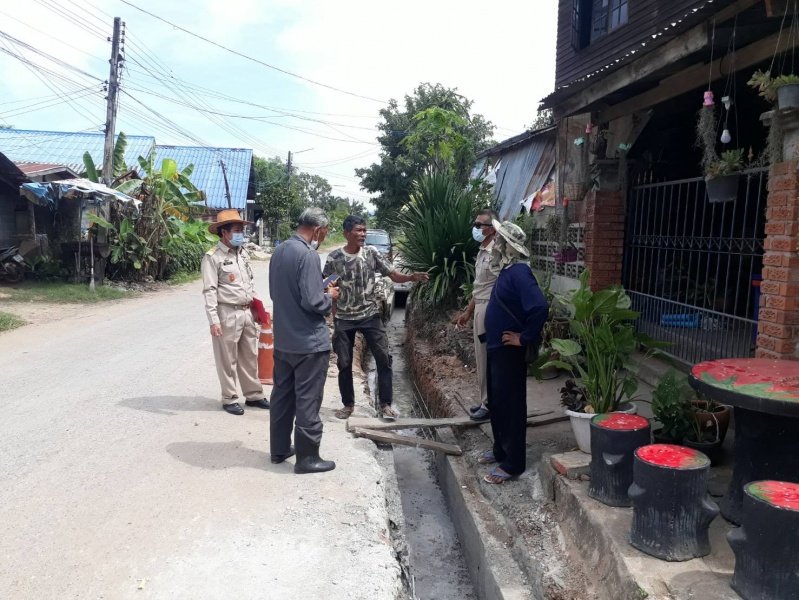 เทศบาลตำบลปักธงชัย โดยกองช่างลงพื้นที่แก้ไขปัญหาความเดือดร้อนของชาวบ้าน ประจำเดือนตุลาคม - ธันวาคม 2565