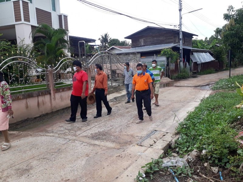 เทศบาลตำบลปักธงชัย โดยกองช่างลงพื้นที่แก้ไขปัญหาความเดือดร้อนของชาวบ้าน ประจำเดือนตุลาคม - ธันวาคม 2565