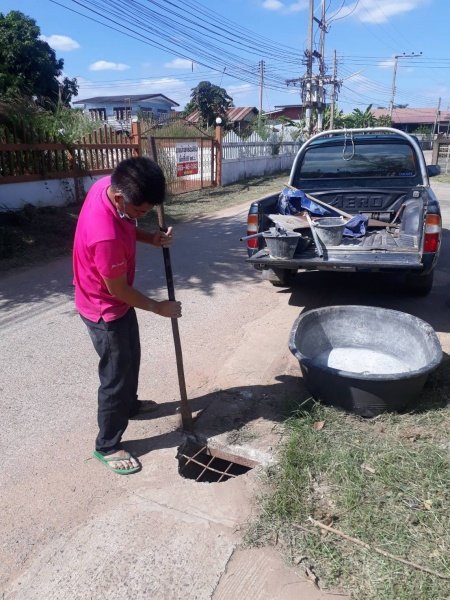 เทศบาลตำบลปักธงชัย โดยกองช่างลงพื้นที่แก้ไขปัญหาความเดือดร้อนของชาวบ้าน ประจำเดือนตุลาคม - ธันวาคม 2565