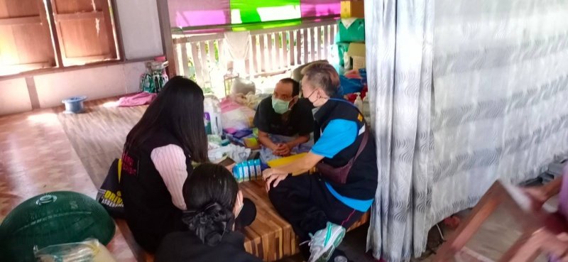 เทศบาลตำบลปักธงชัยออกเยี่ยมผู้ป่วยติดบ้านติดเตียง ประจำเดือนตุลาคม - เดือนธันวาคม 2565