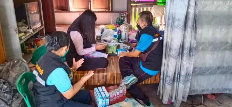 เทศบาลตำบลปักธงชัยออกเยี่ยมผู้ป่วยติดบ้านติดเตียง ประจำเดือนตุลาคม - เดือนธันวาคม 2565