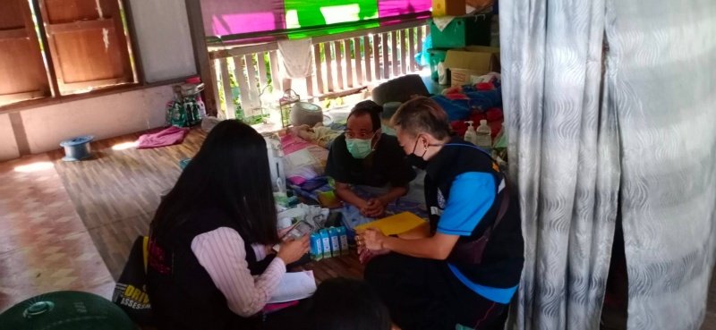 เทศบาลตำบลปักธงชัยออกเยี่ยมผู้ป่วยติดบ้านติดเตียง ประจำเดือนตุลาคม - เดือนธันวาคม 2565