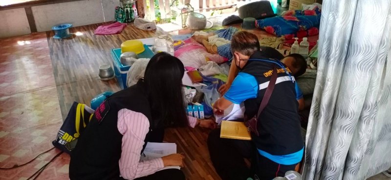 เทศบาลตำบลปักธงชัยออกเยี่ยมผู้ป่วยติดบ้านติดเตียง ประจำเดือนตุลาคม - เดือนธันวาคม 2565