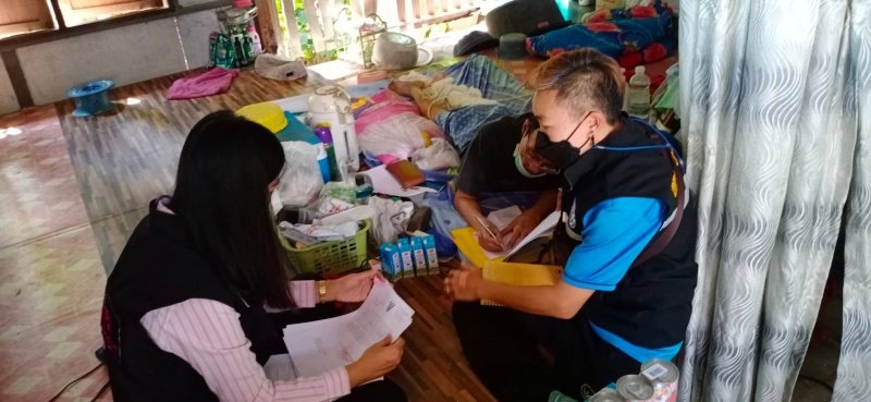 เทศบาลตำบลปักธงชัยออกเยี่ยมผู้ป่วยติดบ้านติดเตียง ประจำเดือนตุลาคม - เดือนธันวาคม 2565