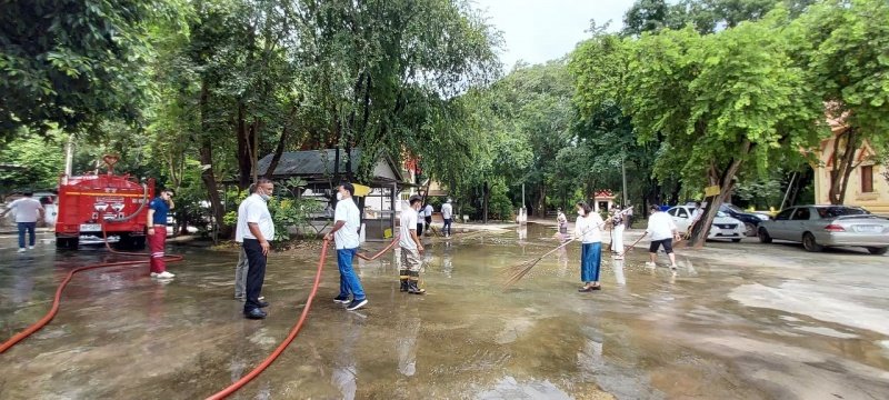 โครงการอบรมคุณธรรมจริยธรรม ผู้บริหารท้องถิ่น สมาชิกสภาเทศบาล พนักงานเทศบาล ลูกจ้างประจำและพนักงานจ้าง ประจำปีงบประมาณ พ.ศ. 2564 15 กันยายน 2564 ณ หอประชุมเทศบาลตำบลปักธงชัย