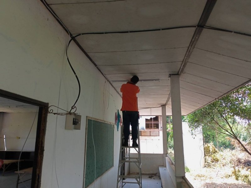 เทศบาลตำบลปักธงชัย เตรียมสถานที่ศูนย์แยกกักตัวในชุมชน Community Isolation (CI) ประจำปี พ.ศ. 2564 ณ โรงเรียนโพธิ์ทอง บ้านโรงนา ตำบลเมืองปัก อำเภอปักธงชัย จังหวัดนครราชสีมา