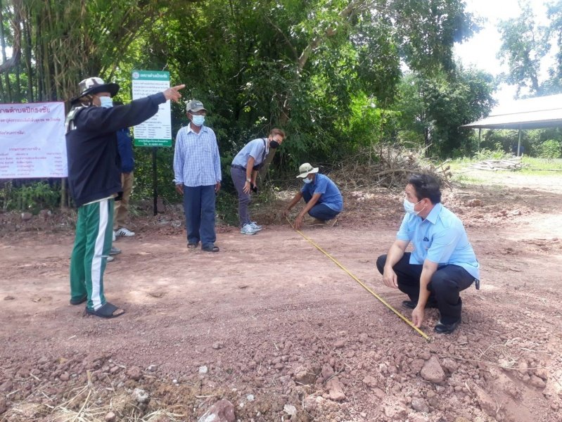 เทศบาลตำบลปักะงชัย ตรวจรับงานโครงการฯ ประจำเดือนกรกฎาคม - กันยายน 2564 ในเขตพื้นที่เทศบาลตำบลปักธงชัย