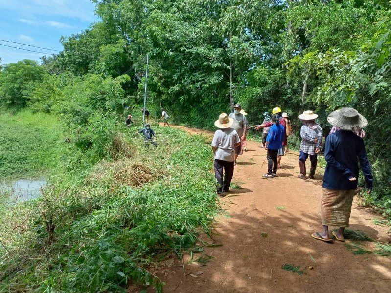 โครงการคลองสวยน้ำใสเทศบาลตำบลปักธงชัย ประจำปี พ.ศ. 2564 วันที่ 4 กันยายน 2564 ณ บ้านนาแค หมู่ที่ 4 ตำบลเมืองปัก อำเภอปักธงชัย จังหวัดนครราชสีมา