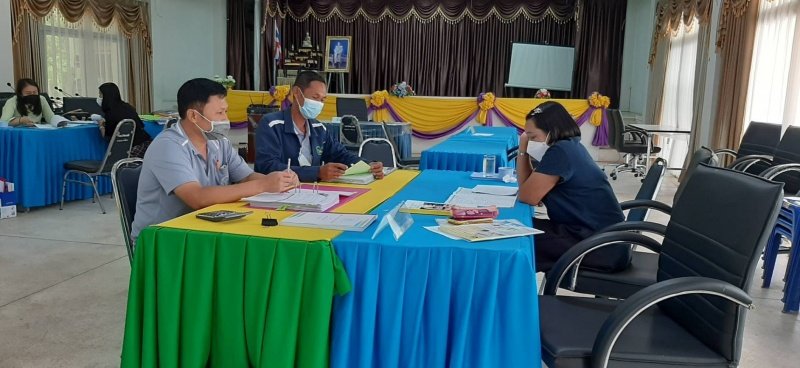 เทศบาลตำบลปักธงชัย รับการตรวจมาตรฐานการปฏิบัติงาน ประจำปี พ.ศ. 2564 วันที่ 4 สิงหาคม 2564 ณ หอประชุม เทศบาลตำบลปักธงชัย